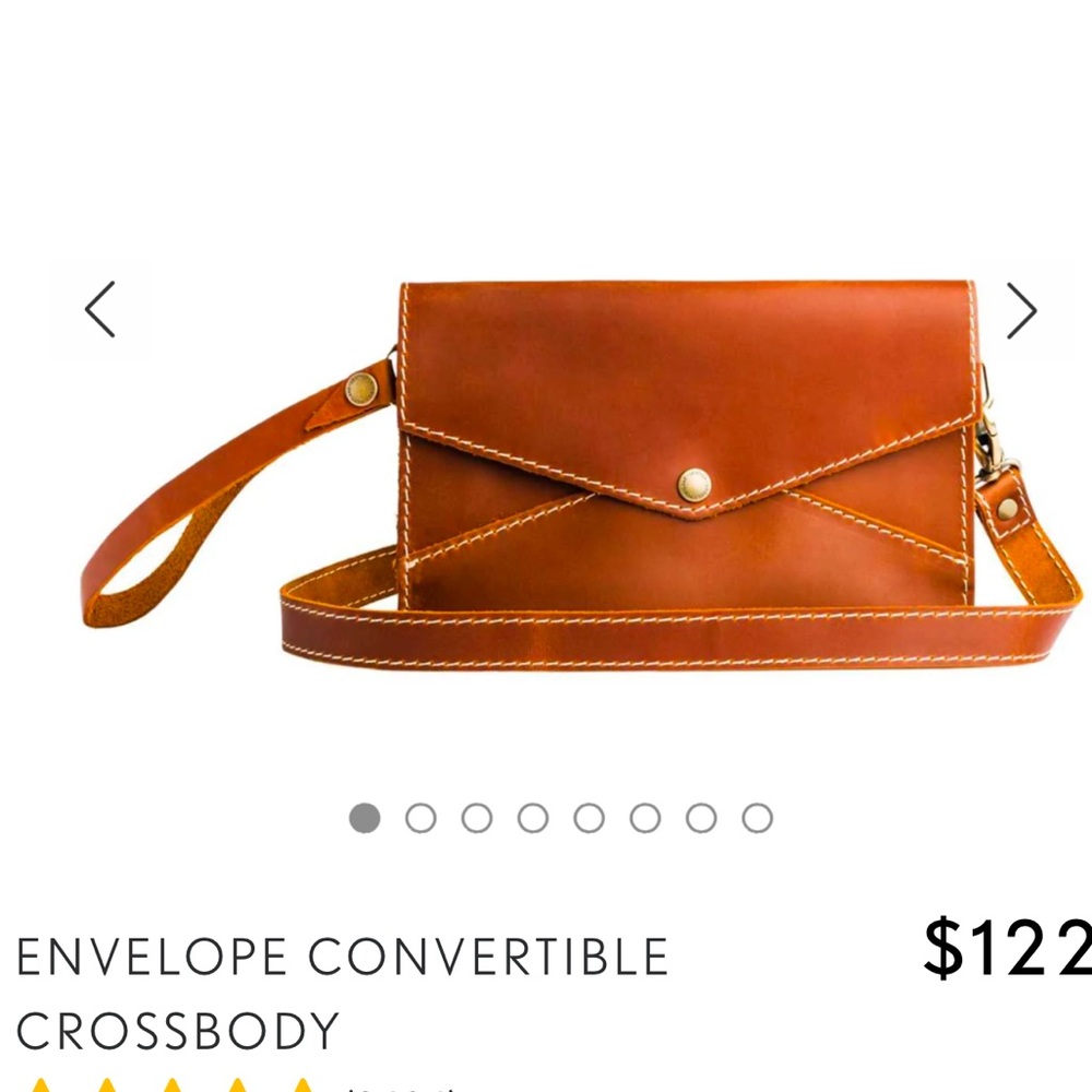 Portland Leather Envelope Convertible Crossbody